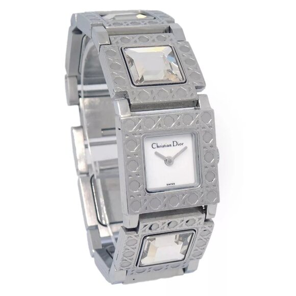 Christian Dior D60-109 La Parisienne Quartz Watch Silver 134099 - Picture 1 of 7
